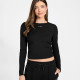 Guess Γυναικεία μακρυμάνικη μπλούζα Rib Long Sleeves Top